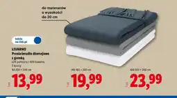 Lidl Prześcieradło dżersejowe z gumką 90-100x200 cm Livarno oferta