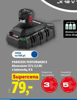 Lidl Akumulator z ładowarką Parkside Performance oferta