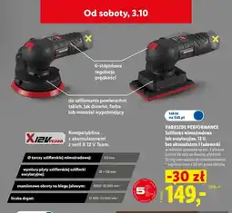 Lidl Szlifierka mimośrodowa bez akumulatora i ładowarki Parkside Performance oferta