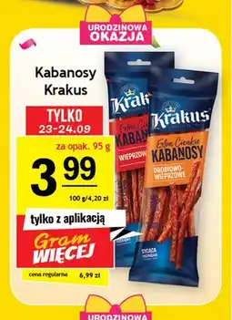 Gram Market Kabanosy Krakus Extra Cienkie wieprzowe oferta