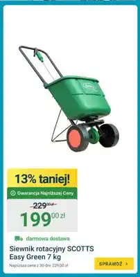 ERLI Siewnik rotacyjny Scotts Easy Green oferta