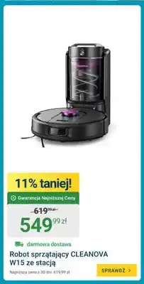 ERLI Robot sprzątający Cleanova W15 ze stacją oferta