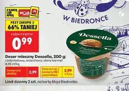 Biedronka Deser mleczny słony karmel Dessella oferta