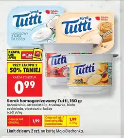 Biedronka Serek homogenizowany kokos Tutti oferta