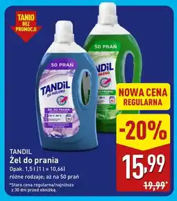 ALDI Żel do prania do koloru Tandil oferta