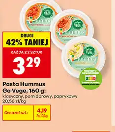 Biedronka Pasta Hummus Go Vege oferta