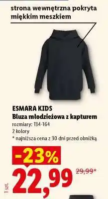 Lidl ESMARA KIDS Bluza młodzieżowa z kapturem oferta