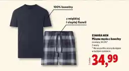 Lidl ESMARA MEN Piżama męska z bawełny oferta