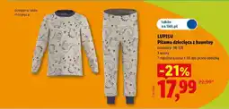 Lidl LUPILU Piżama dziecięca z bawełny oferta