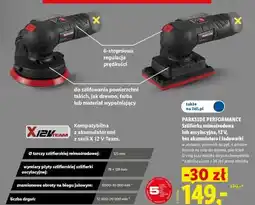 Lidl PARKSIDE PERFORMANCE Szlifierka mimośrodowa lub oscylacyjna oferta