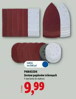 Lidl PARKSIDE Zestaw papierów ściernych oferta