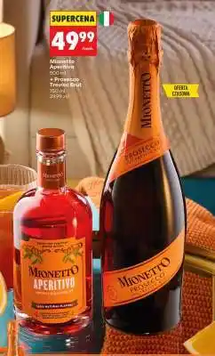 Biedronka Mionetto Aperitivo 500 ml + Prosecco Treviso Brut 750 ml oferta