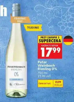 Biedronka Peter Weinbach Riesling 0% oferta