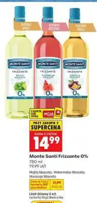 Biedronka Monte Santi Frizzante 0% oferta