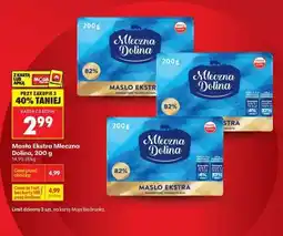 Biedronka Masło Ekstra Mleczna Dolina 200 g oferta