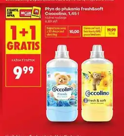 Biedronka Płyn do płukania fresh & soft Coccolino, 1,45 l oferta