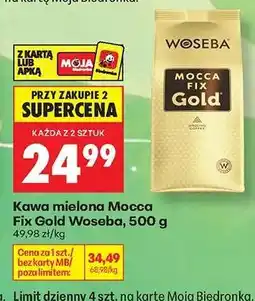 Biedronka Kawa mielona Mocca Fix Gold Woseba 500 g oferta