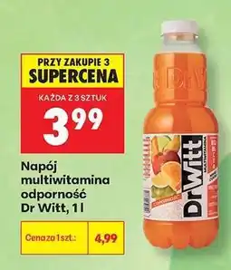 Biedronka Napój multiwitamina odporność Dr Witt, 1l oferta