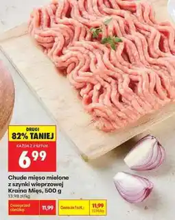 Biedronka Chude mięso mielone z szynki wieprzowej Kraina Mies , 500 g oferta