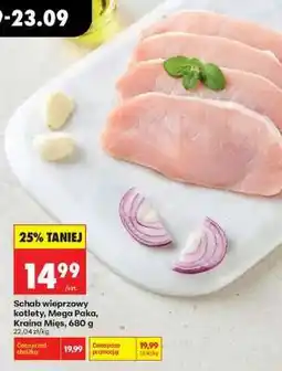 Biedronka Schab wieprzowy kotlety, Mega Paka, Kraina Mięs, 680 g oferta