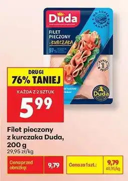 Biedronka Filet pieczony z kurczaka Duda 200 g oferta