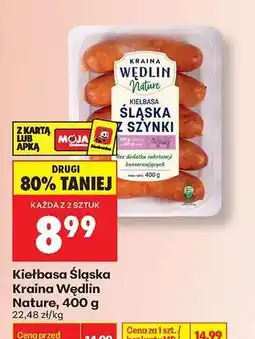 Biedronka Kiełbasa Śląska Kraina Wędlin Nature, 400 g oferta