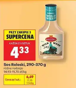Biedronka Sos Roleski, 290-370 g oferta