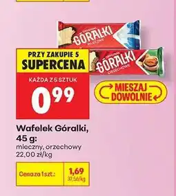 Biedronka Wafelek Góralki, 45 g oferta