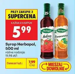 Biedronka Syrop Herbapol, 500 ml oferta