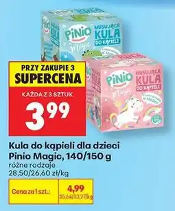 Biedronka Kula do kąpieli dla dzieci Pinio Magic 140/150 g oferta