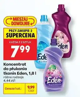 Biedronka Koncentrat do płukania tkanin Eden, 1,8 l oferta