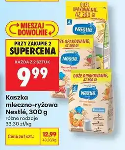 Biedronka Kaszka mleczno ryżowa Nestlé 300 g oferta