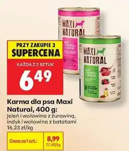 Biedronka Karma dla psa Maxi Natural, 400 g oferta