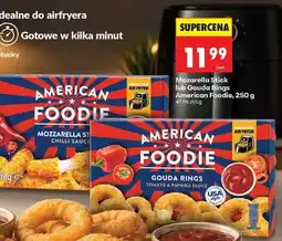 Biedronka Mozarella Stick lub Gouda Rings American Foodie, 250 g oferta