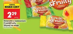 Biedronka Galaretki z nadzieniem Fresh & Fruity Wawel na wagę oferta