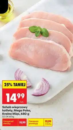 Biedronka Schab wieprzowy kotlety, Mega Paka, Kraina Mięs oferta