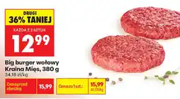 Biedronka Big burger wołowy Kraina Mięs oferta