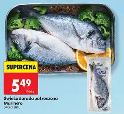 Biedronka Świeża dorada patroszona Marinero oferta