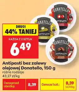 Biedronka Antipasti bez zalewy olejowej Donatello oferta