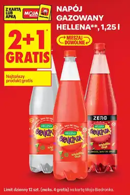 Biedronka Napój gazowany Helleną oferta