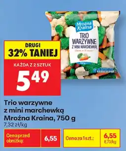 Biedronka Trio warzywne z mini marchewką Mroźna Kraina oferta