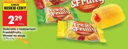 Biedronka Galaretki z nadzieniem Fresh&Fruity Wawel na wagę oferta