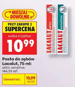 Biedronka Pasta do zębów Lacalut oferta