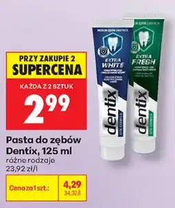 Biedronka Pasta do zębów Dentix oferta
