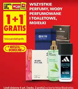 Biedronka Perfumy, wody perfumowane i toaletowe, mgiełki oferta