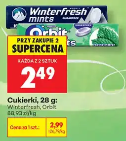 Biedronka Cukierki Winterfresh, Orbit oferta
