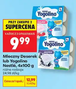 Biedronka Mleczny Deserek lub Yogolino Nestlé oferta