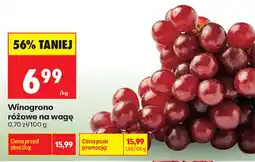 Biedronka Winogrono różowe na wagę oferta