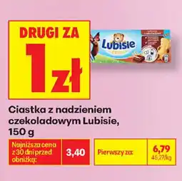 Biedronka Ciastka z nadzieniem czekoladowym Lubisie oferta