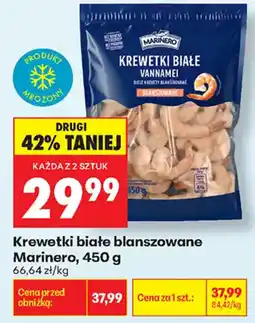 Biedronka Krewetki białe blanszowane Marinero oferta